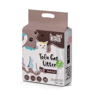 Belif Tofu Cat Litter with Bio Enzyme, Charcoal Scented 2.8kg/7L