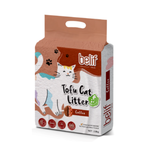 Belif Tofu Cat Litter with Bio Enzyme, Coffee Scented 2.8kg/7L