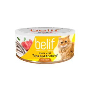 Belif White Meat Tuna and Anchovy in Savory Gravy 80g