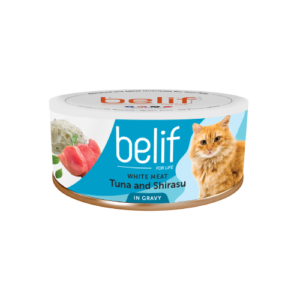 Belif White Meat Tuna and Shirasu in Savory Gravy 80g