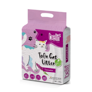 Belif Tofu Cat Litter with Bio Enzyme, Lavender Scented 2.8kg/7L
