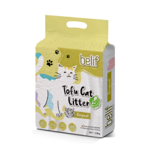 Belif Tofu Cat Litter with Bio Enzyme, Original Scented 2.8kg/7L